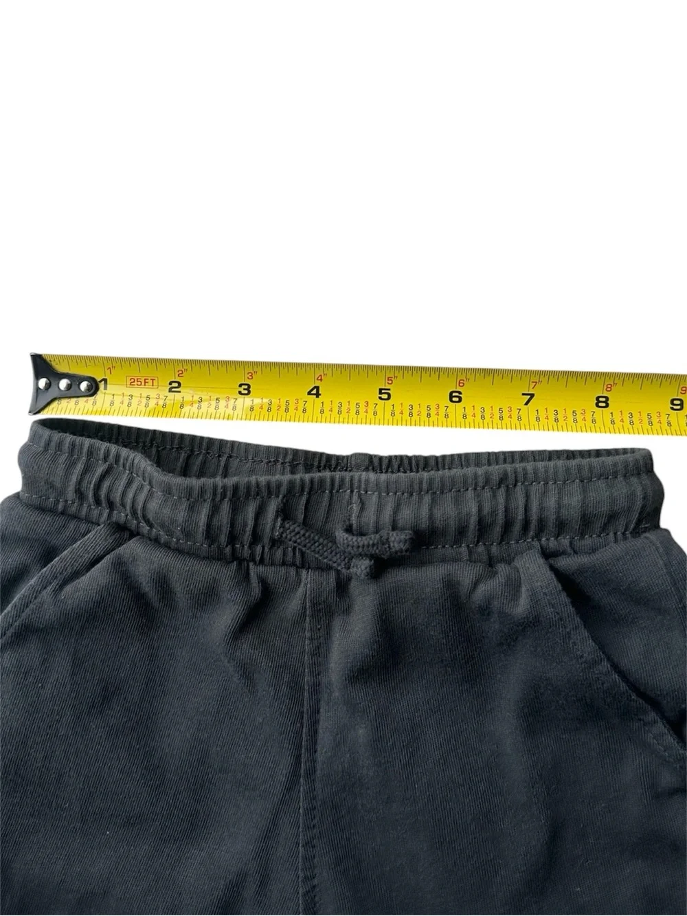 Zara size 5 boys dark gray pull on casual shorts